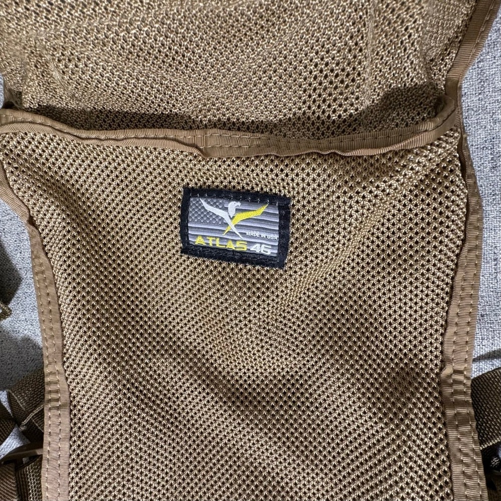 ATLAS 46 Tool Vest 5 Piece One Size Molle System Brown Adjustable Tactical - Picture 14 of 16